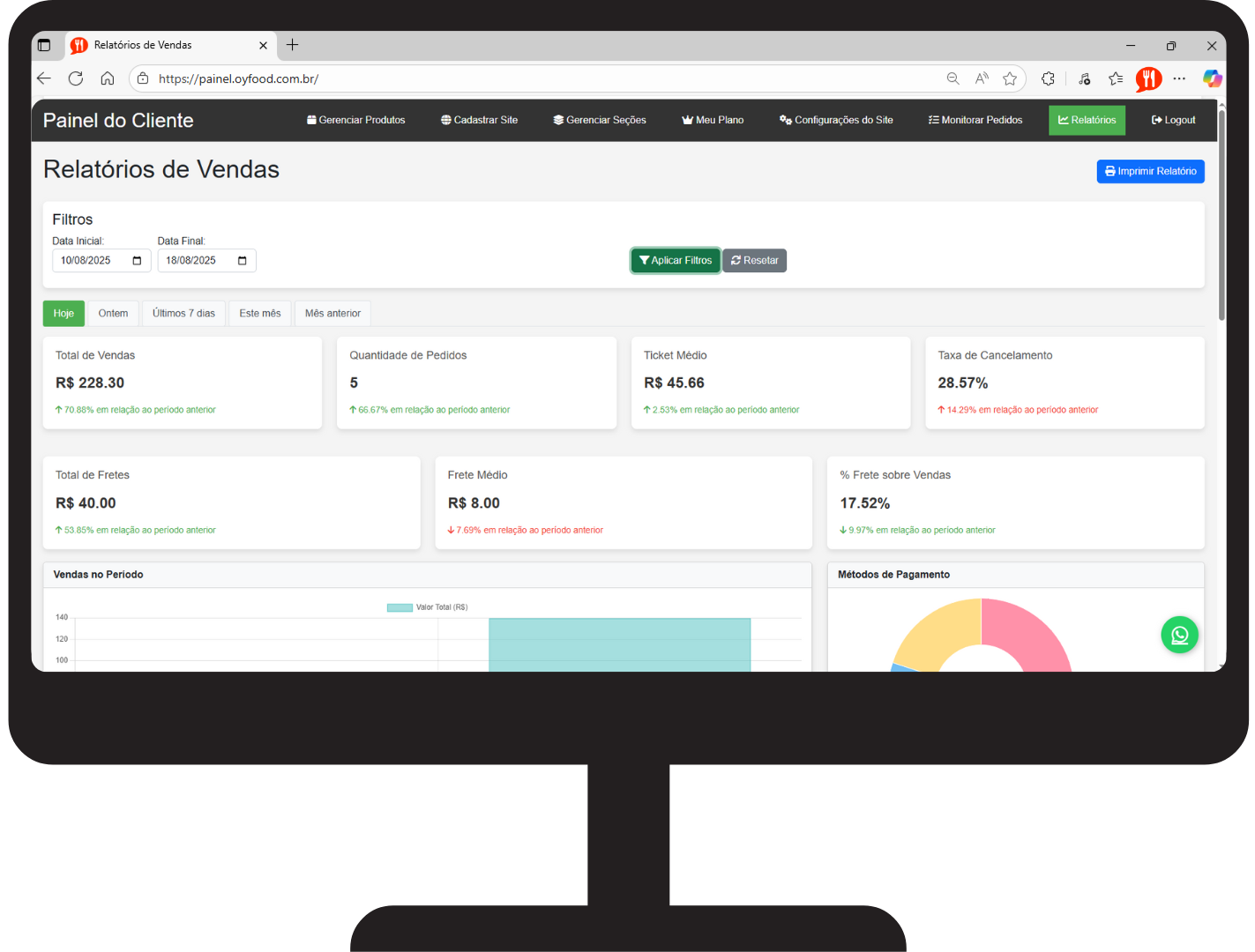 Celular com mensagens